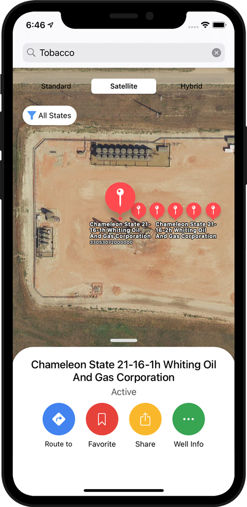 Petrix Maps Oilfield Name Search