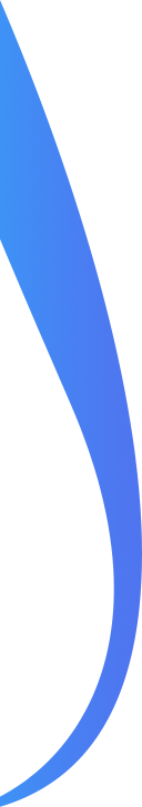 vertically oriented blue abstract poly shape